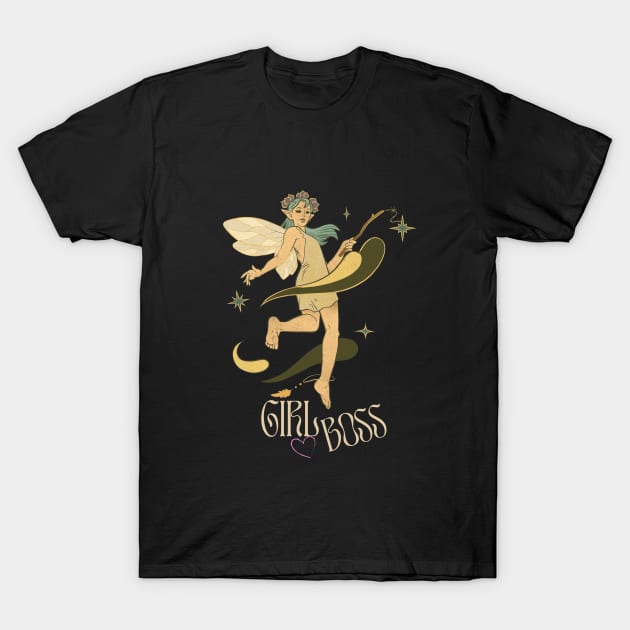 girl boss T-Shirt by vishal anura